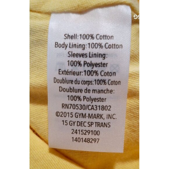 Yellow Gymboree Girls Button-Up Jacket With Daisy Pocket Details Cozy Sm (5-6) - Picture 6 of 7